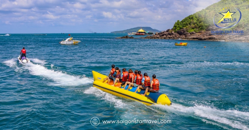 bãi khem phú quốc - chèo thuyền kayak