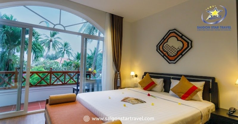 Phòng ngủ Swiss Village Resort & Spa Resort Mũi Né 4 sao