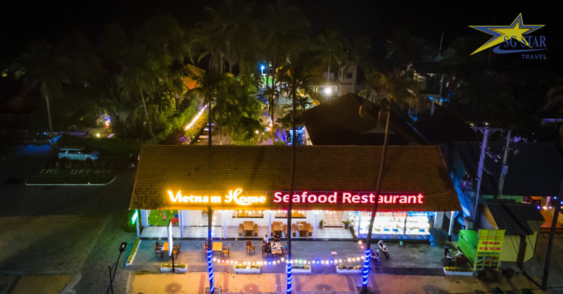 Toàn cảnh nhà hàng Vietnamhome Mũi Né nhìn từ trên cao