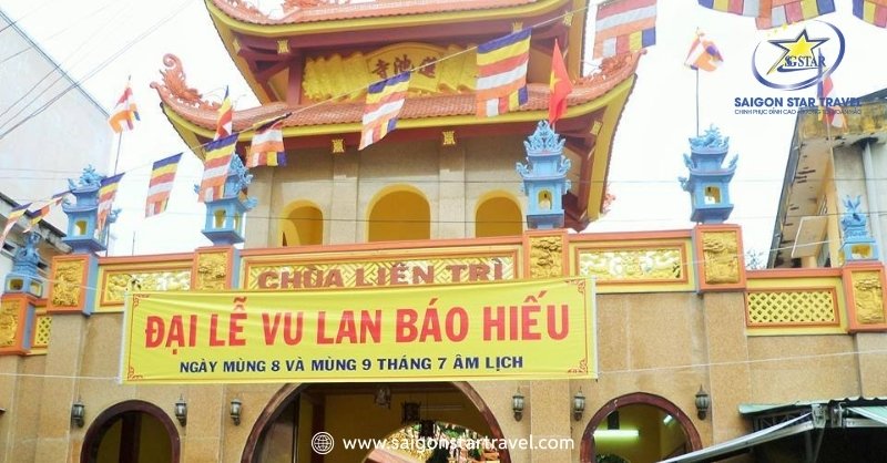 Lễ vu lan báo hiếu tại chùa Liên Trì