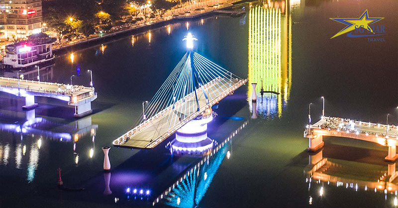 Độc đáo cầu sông Hàn quay