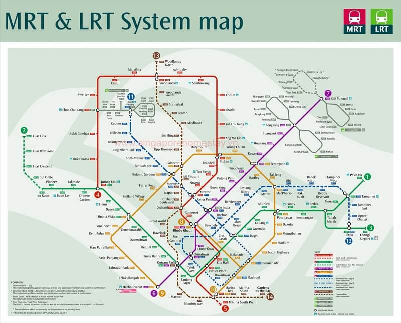 Tàu điện ngầm MRT ở Singapore: \