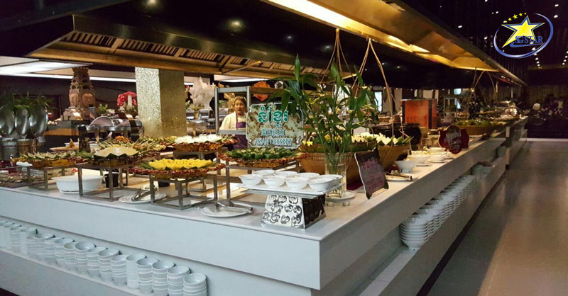 Thưởng thức Buffet tại nhà hàng Tonle Bassac