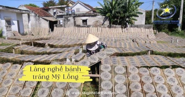 Làng nghề Bánh tráng Mỹ Lồng nổi tiếng ở miền Tây