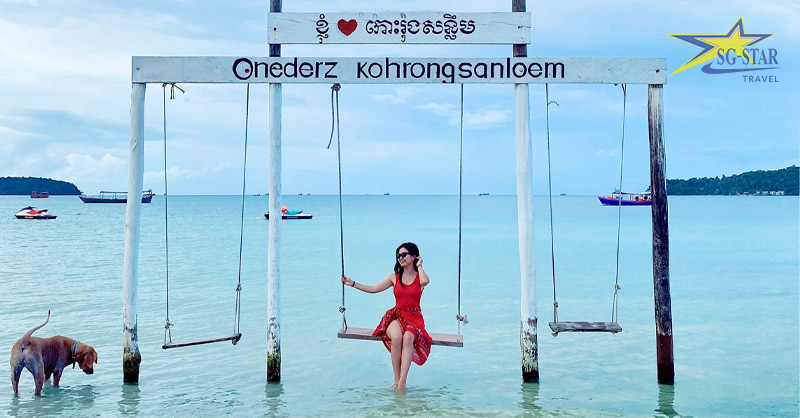 Đảo KohRong Samloem - Tour Du Lịch Campuchia 3 Ngày 2 Đêm