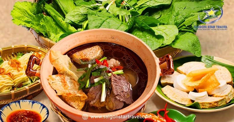 Lẩu Nam Dương nổi danh với món lẩu bò sate đậm đà tại Phước Hải