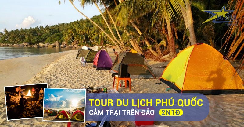 Tour Du lịch Phú Quốc 2N1Đ - Cắm trại trên đảo