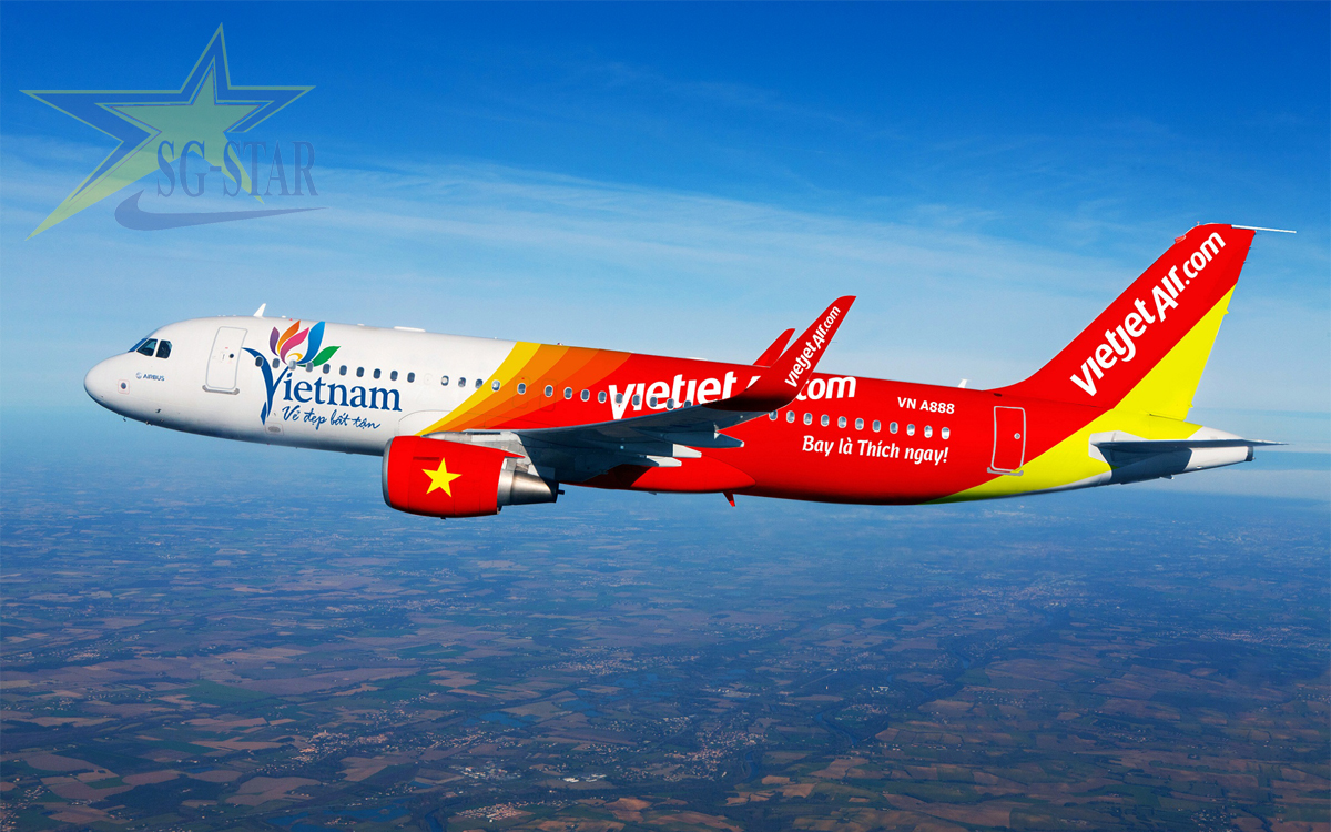 VietJet một trong những hãng vé máy bay rẻ khi đến Nha Trang