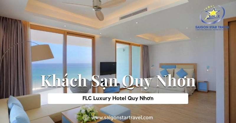 FLC Luxury Hotel Quy Nhơn nằm ngay bên bờ biển với thiết kế hiện đại, sang trọng