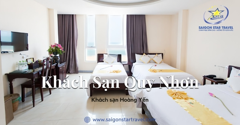 Khách sạn Hoàng Yến là một lựa chọn khách sạn du lịch Quy Nhơn giá rẻ nhưng vẫn đảm bảo đầy đủ tiện nghi