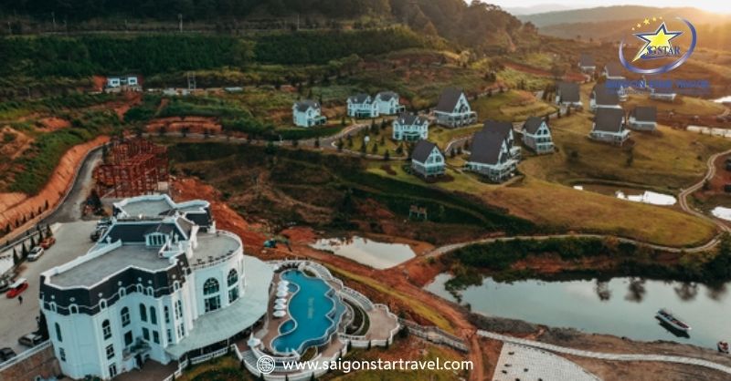 Toàn cảnh từ trên xuống tại Dalat Wonder Resort