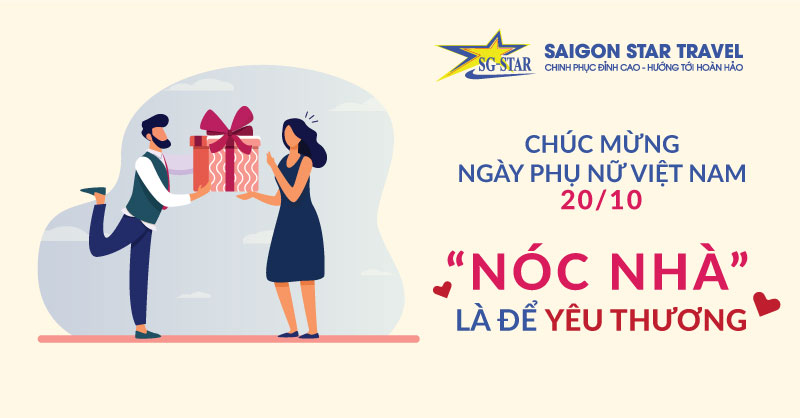 Chúc Mừng Ngày Phụ Nữ Việt Nam 20-10 - Saigon Star Travel