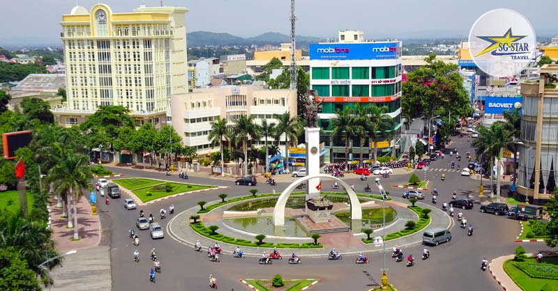 Tượng đài Chiến Thắng - Ngã 6 - Biểu tượng của Thành phố Buôn Ma Thuột