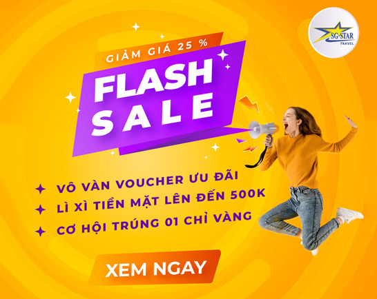 Flash Sale Chào Năm Mới 2022 cùng Saigon Star Travel