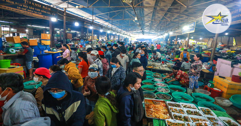 Chợ hải sản Cần Giờ cho những ai muốn muốn về Sài Gòn để thưởng thức