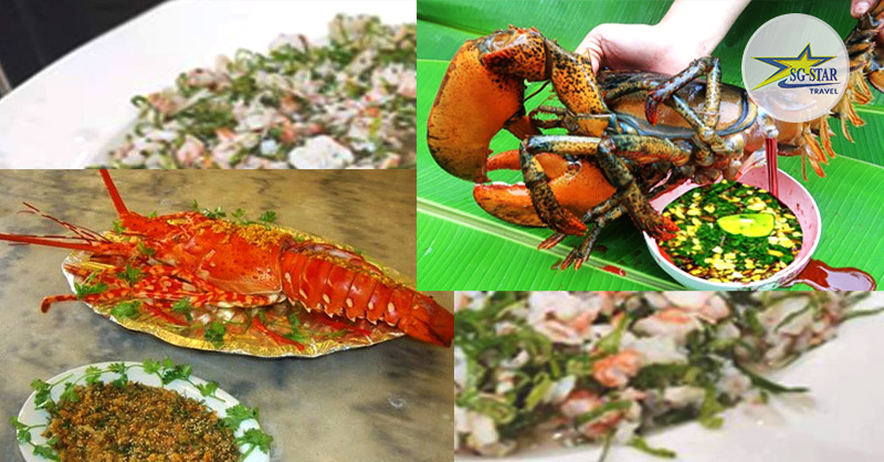 Tiết canh tôm Hùm - Món ăn lạ miệng được bao thực khách yêu thích khi đến viếng thăm biển Long Hải