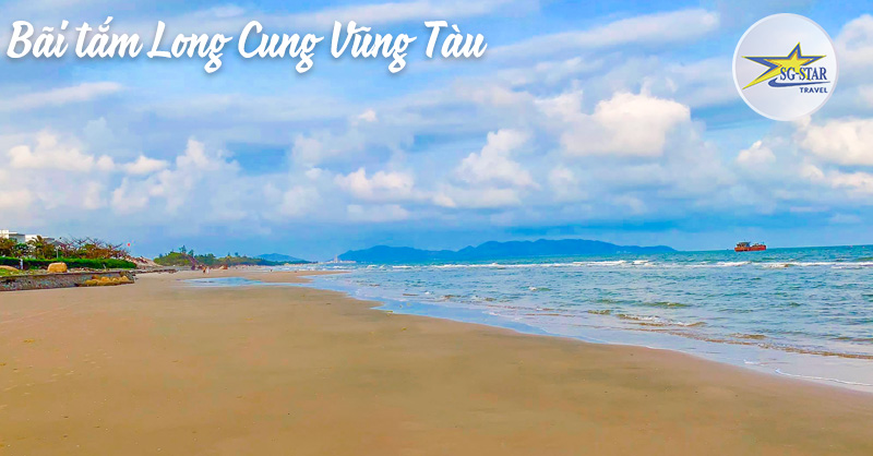 Bãi tắm Long Cung Vũng Tàu trong xanh và vắng du khách