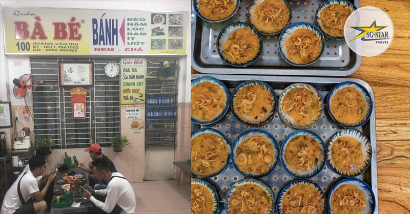 Bánh bèo Bà Bé- quán bánh bèo nức tiếng tại Đà Nẵng