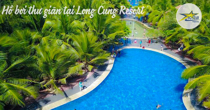 Hồ bơi thư giãn nghỉ dưỡng tại Long Cung Resort Vũng Tàu