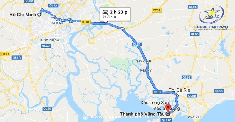 Du lịch Long Hải - Cách di chuyển đến Long Hải từ thành phố Hồ Chí Minh