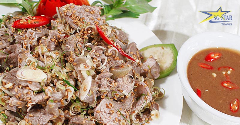 Thịt de núi Chứa Chan Gia Lào