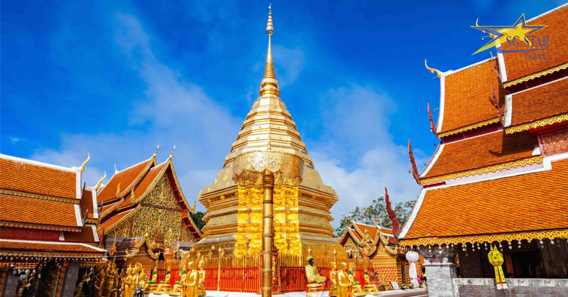 Kiến trúc tuyệt đẹp của chùa Phrathat Doi Suthep linh thiêng