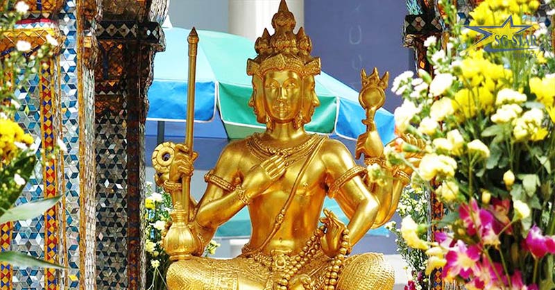 Tượng Phật 4 mặt cầu an