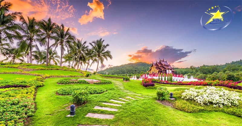 Một góc yên bình tại Phu Ping Palace - Du lịch Chiang Mai Thái Lan