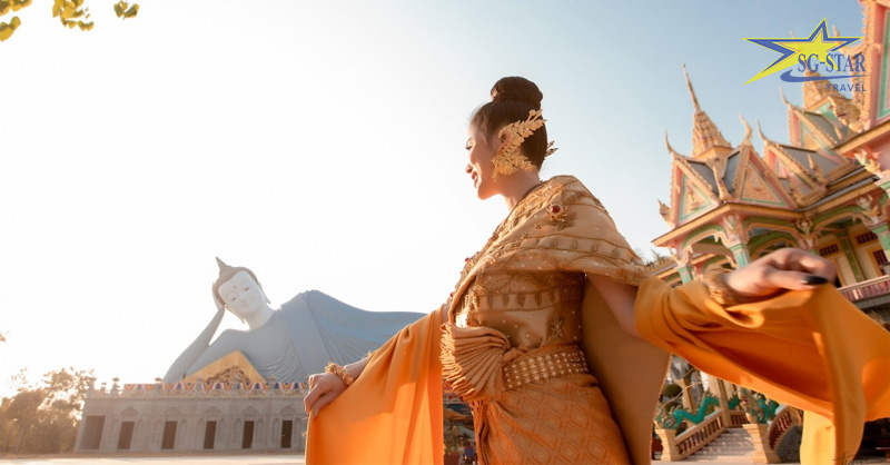 Wat Pătum Wôngsa Som Rông - Tour Cha Diệp Mẹ Nam Hải Du Lịch Tết 2023