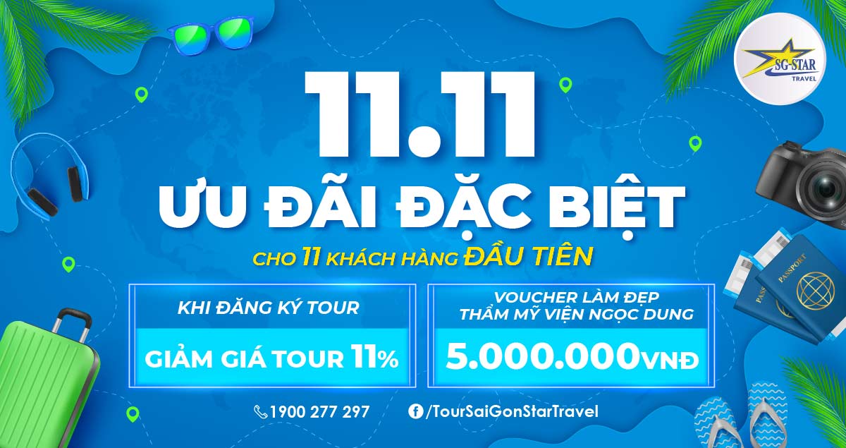 Saigon Star Travel Sale Dịp 11 Tháng 11