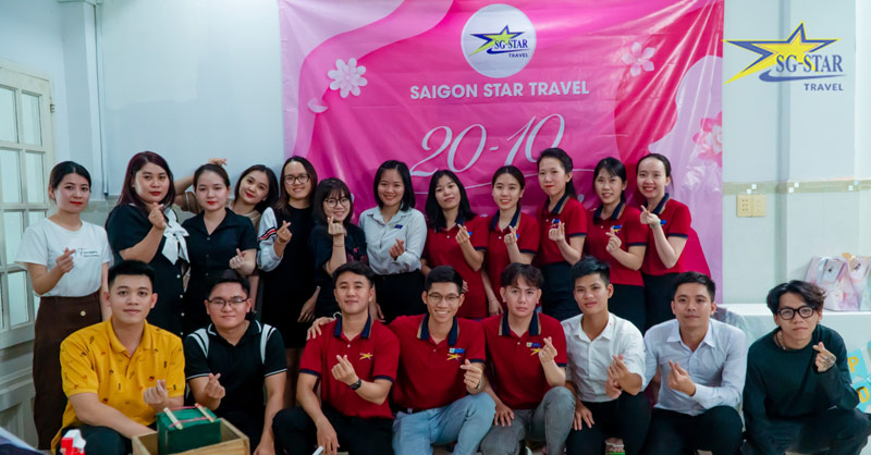 Các đội thi Saigon Star chụp ảnh lưu niệm cùng nhau