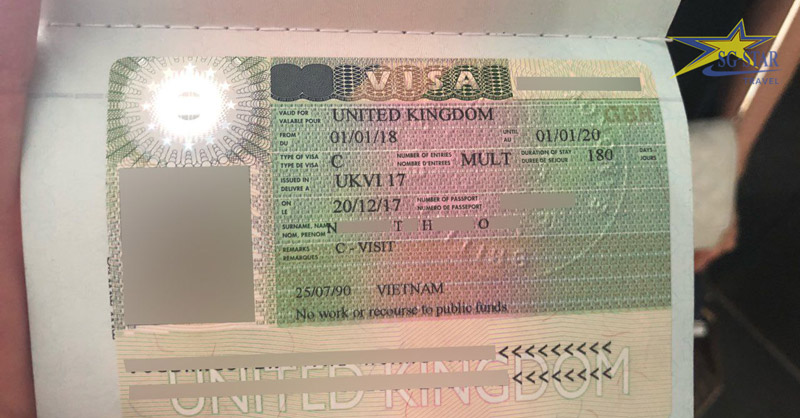 Mẫu Visa du lịch