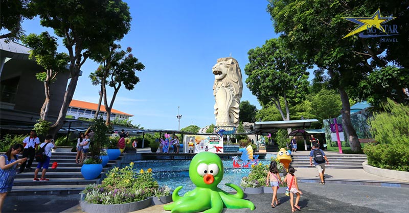 Đảo Sentosa - Nơi vui chơi ngắm cảnh tại đất nước xinh đẹp Singapore - Du lịch Tết Nguyên Đán 5 ngày 4 đêm