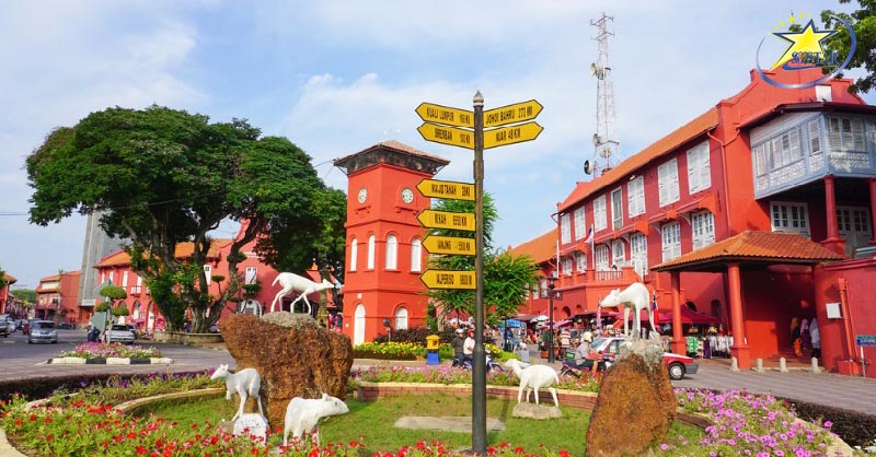 Quảng Trường Hà Lan - Phố cổ Malacca Malaysia