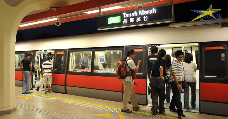Tàu điện ngầm MRT - Tour du lịch Tết Singapore 3 ngày 2 đêm