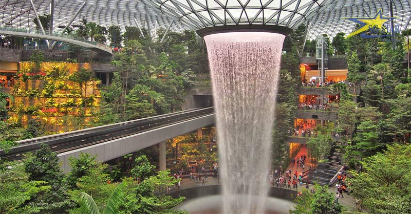 Thác nước Jewel Changi - Tour Singapore 4 ngày 3 đêm - Du lịch Tết 2023