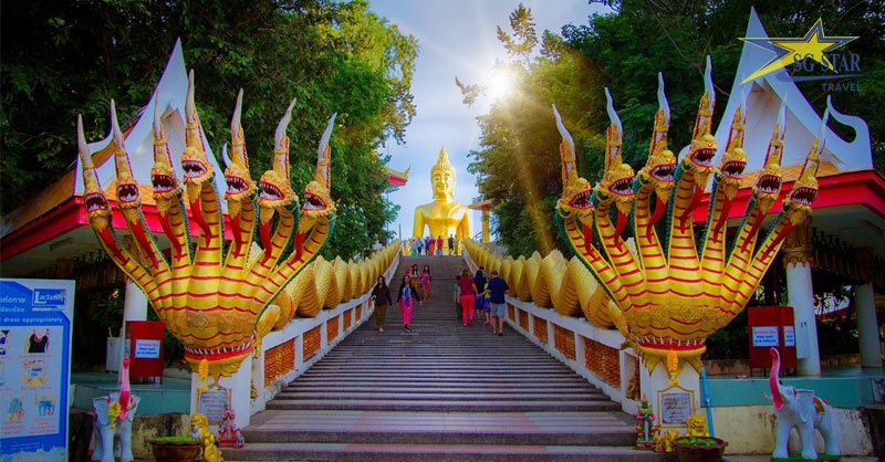  Chùa Wat Phra Yai nổi tiếng và linh thiêng tại đất nước triệu voi - Tour Thái Lan 5 Ngày 4 Đêm Tết Nguyên Đán 2023