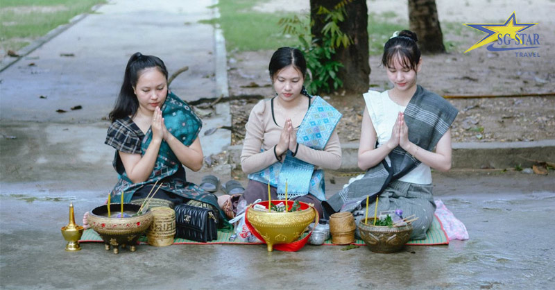 Đền Wat Xayaphoum Tour Lào 4 Ngày 3 Đêm Tour Tết 2023