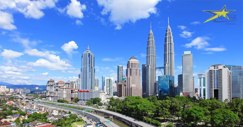 Tháp đôi Petronas Kuala Lumpur - Tour du lịch Singapore Malaysia 5 Ngày 4 Đêm