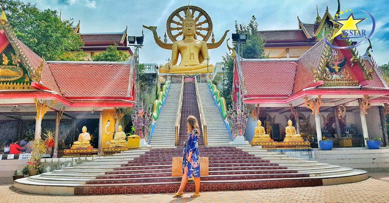 Chùa Wat Phra Yai - Tour du lịch Thái Lan 5 ngày 4 đêm