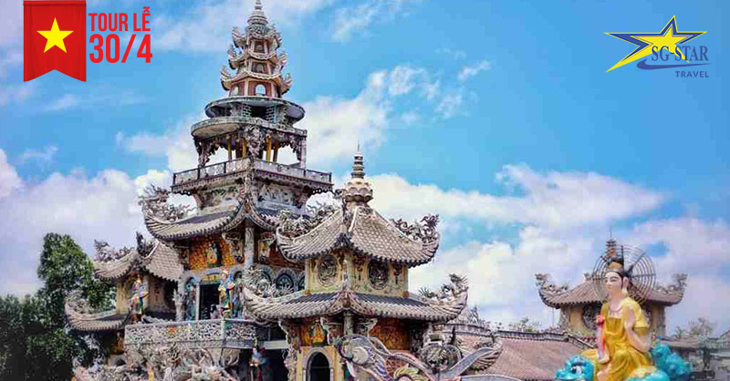 Chiêm ngưỡng kiến trúc chùa Linh Phước nổi tiếng Đà Lạt