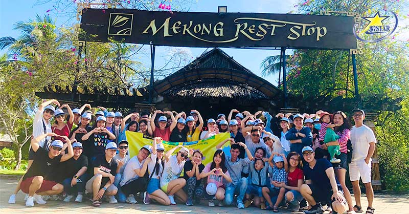Check-in tại Mekong Rest Stop