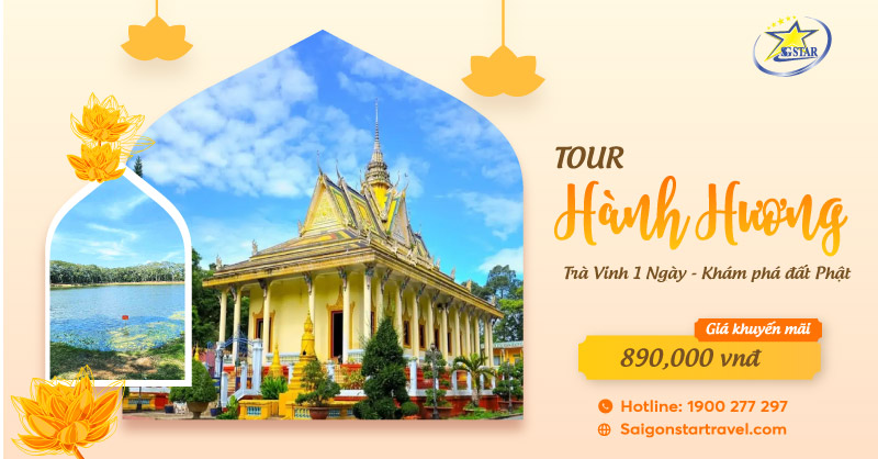 Tour Trà Vinh 1 ngày - Khám phá đất Phật