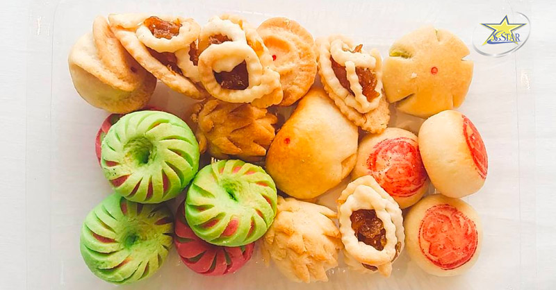 Bánh Khéo nhiều kiểu dáng và màu sắc - đặc sản Phú Quốc mua về làm quà cho gia đình