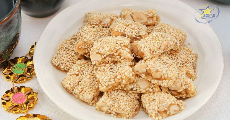 Bánh khô mè - món bánh đặc sản mang về nổi tiếng Đà Nẵng 
