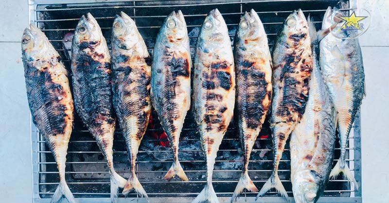 Cá sòng nướng thịt ngọt và chắc thịt được nhiều thực khách ưu ái