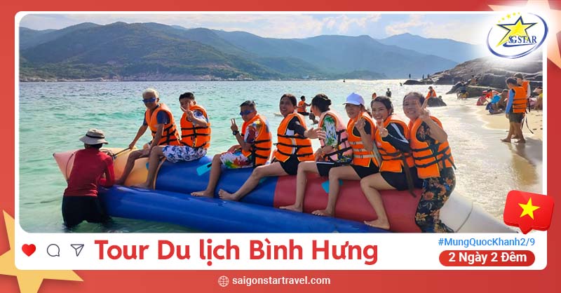 Tour Đảo Bình Hưng Lễ 2/9 [2N2Đ] | Thưởng Thức BBQ Hải Sản