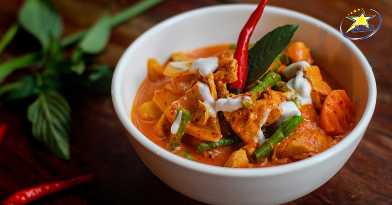 Cà ri đỏ Khmer- ẩm thực đặc trưng Campuchia