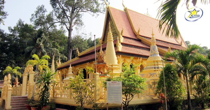 Tham quan Chùa Âng - Ngôi chùa Khmer cổ tuyệt đẹp ở Trà Vinh