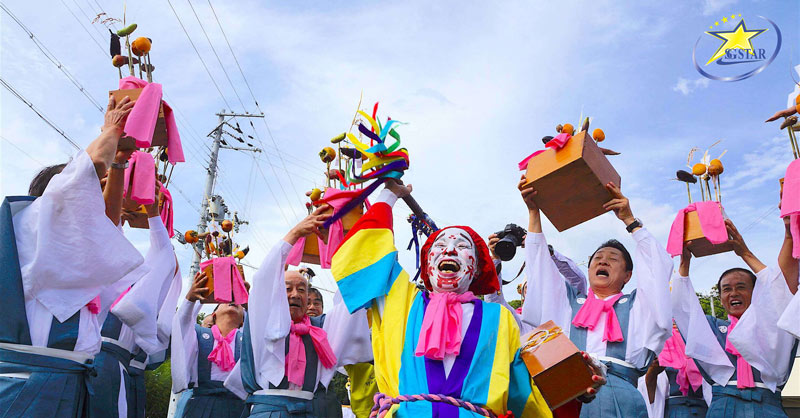 Lễ hội cười mùa thu Nhật bản - Waraize Matsuri